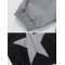 Custom Printed Bomber Windbreaker Waterproof Custom Star Printing Stand Collar Sports Zip Up Jacket