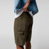 Custom Logo Designer Unisex Corduroy Sweat Drawstring Plain Gym Male Green Activewear Custom Skateboard Shorts For Men