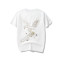 Custom Men's t shirt Chinese Embroidered Phoenix Loose Street-style Cotton Summer t shirt