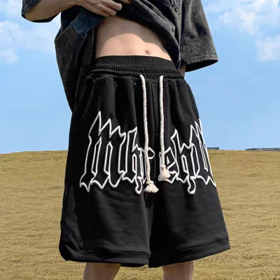 OEM shorts | Drawstring elastic waist shorts | Street shorts | Stretch  shorts | Embroidered shorts