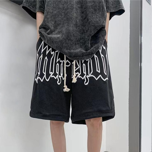 OEM shorts | Drawstring elastic waist shorts | Street shorts | Stretch  shorts | Embroidered shorts