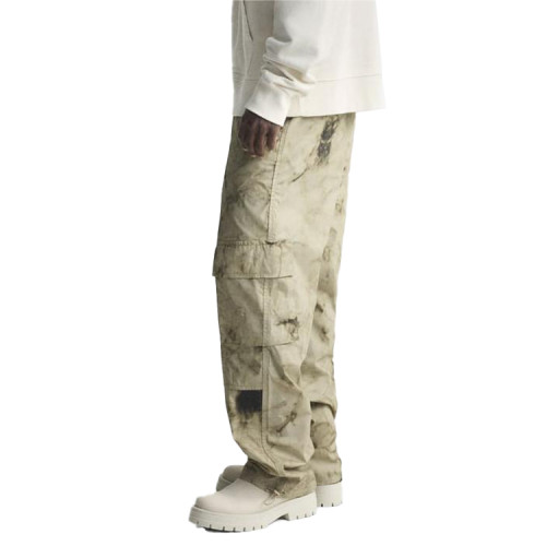 Custom men's tie-dye fashion camo street style cargo pants