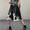 Custom men's drawstring elastic waist  streetwear shorts street style fashion comfortable stretch  shorts