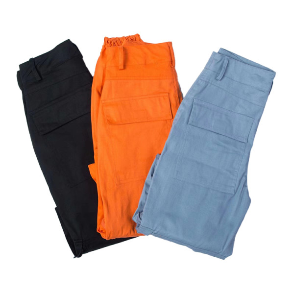 Custom mens  high-quality cargo pants street style fashion comfortable multi-pocket pants