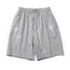 Custom men's drawstring elastic waist  streetwear shorts street style fashion comfortable stretch  shorts