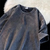 Custom mens cotton Oversized Streetwear Acid Wash Tshirts Custom Logo Vintage Wash T-shirts