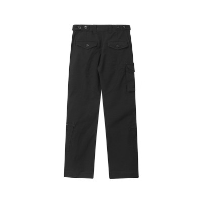 Custom High Street Metal Zipper Multi-pocket Jeans Men's Punk Style Cargo Straight-leg Pants Statement Pants