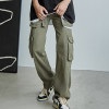 Custom Street Retro Style Multi-pocket Heavy Craft Cargo Casual Pants Loose Straight Fashion Men's Pants For Summer