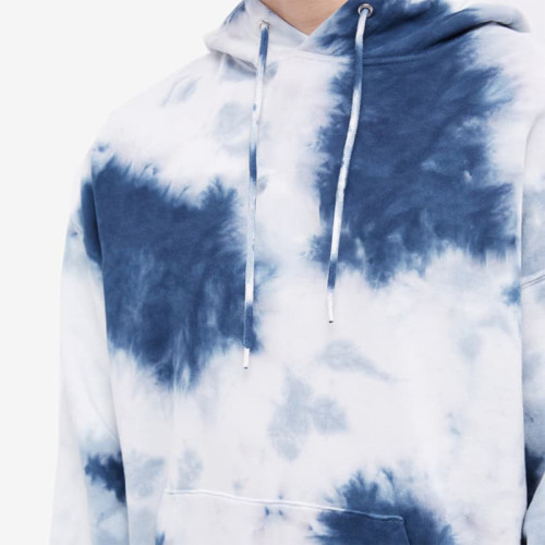 wholesale manufacture heavyweight high quality workout tie dye hoodie men custom 3d foam printed puff printing hoodie