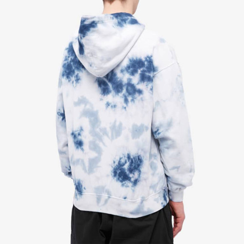 wholesale manufacture heavyweight high quality workout tie dye hoodie men custom 3d foam printed puff printing hoodie