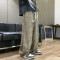 Wholesale OEM Men's Corduroy Heavy Duty Tie-Dye Street Style Fashion Loose Straight Leg Pants