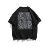wholesale mens streetwear 100% cotton printing o neck tee shirts with logo custom printed tshirts