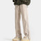 Wholesale men's drawstring elastic waistband printed side zipper sweatpants street style stretch sweatpants