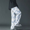 Wholesale men's drawstring elastic waist cargo pants street style fashion comfortable stretch  skateboard sports pants