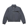 Custom spring new trendy street solid color jacket men's windproof removable sleeve jacket