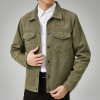 Wholesale lapel jacket fleece jacket men's spring trend cool fashion men's loose casual jacket