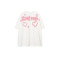 Custom men's summer printing rhinestone T-shirt oversized loose heavyweight 100% cotton high-quality breathable short-sleeved