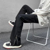Custom men's skateboard trend loose pants side zipper thick cargo pants for young people