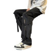 Custom men's skateboard trend loose pants side zipper summer thin nylon multi-pocket simplicity waterproof pants