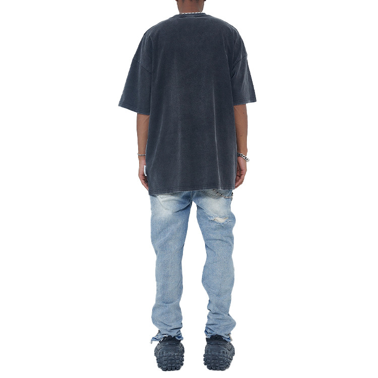 Custom men's 100% cotton streetwear t shirts