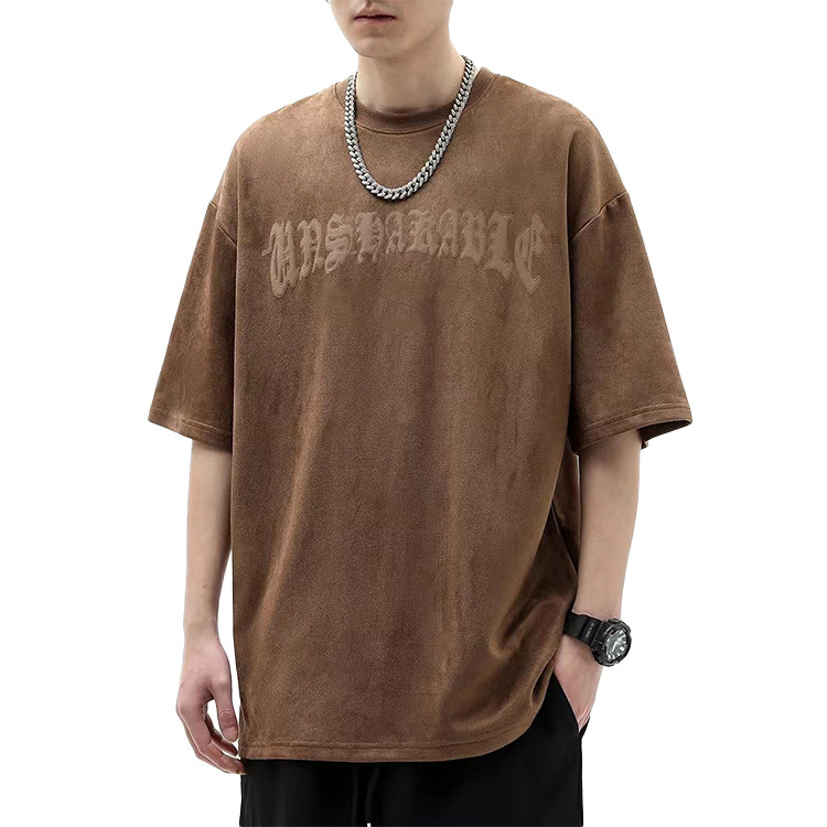 men's trendy  3D/puff pirnt O neck high qulity T-shirts