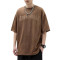 Custom men's 100% cotton casual t shirts heavyweight men's trendy  3D/puff pirnt O neck high qulity T-shirts