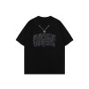 Custom wholesale men's cotton summer trend clothing T-shirts heavy embroidery with necklace T-shirts
