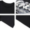 Custom men's summer comfortable cotton tees large pattern 3d puff print skateboard street boy trend short sleeve