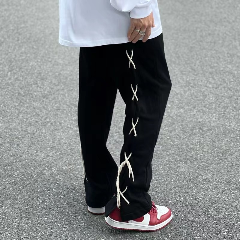 Custom skateboard trend strapped pants