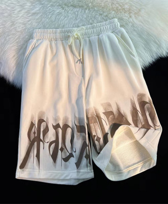 OEM shorts | Men's high quality shorts | Terry cotton shorts | Summer loose shorts | Printed shorts