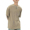 Custom men's hip hop short sleeve tshirts summer loose vintage acid wash heavyweight short sleeve