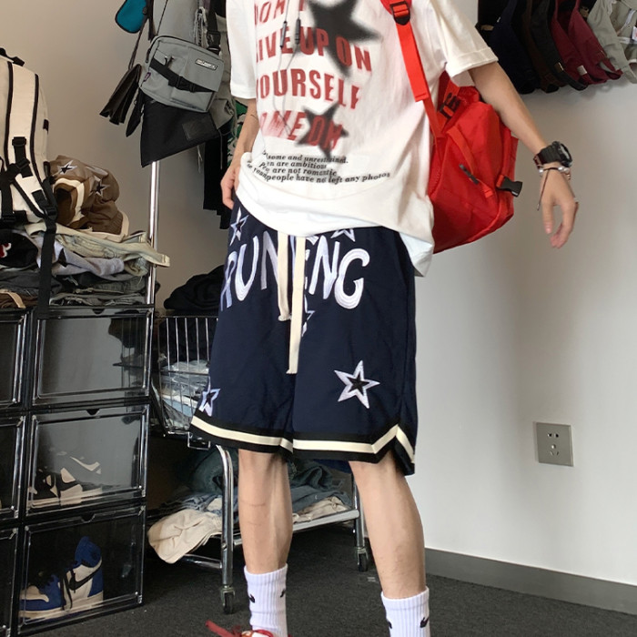 Custom High Quality Fit Custom Summer Athletic Basketball Shorts Polyester Mesh Shorts For Men
