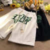 Custom men's cotton sweat-absorbing summer shorts patch embroidered logo shorts