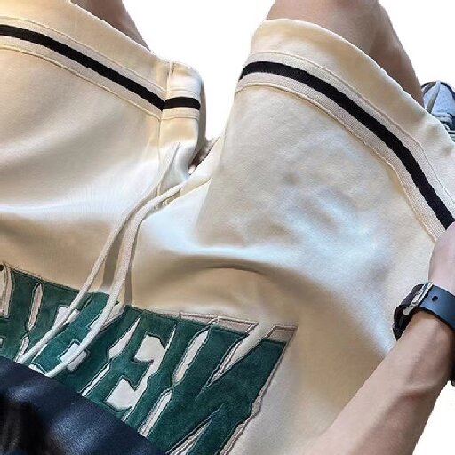 Custom men's cotton sweat-absorbing summer shorts