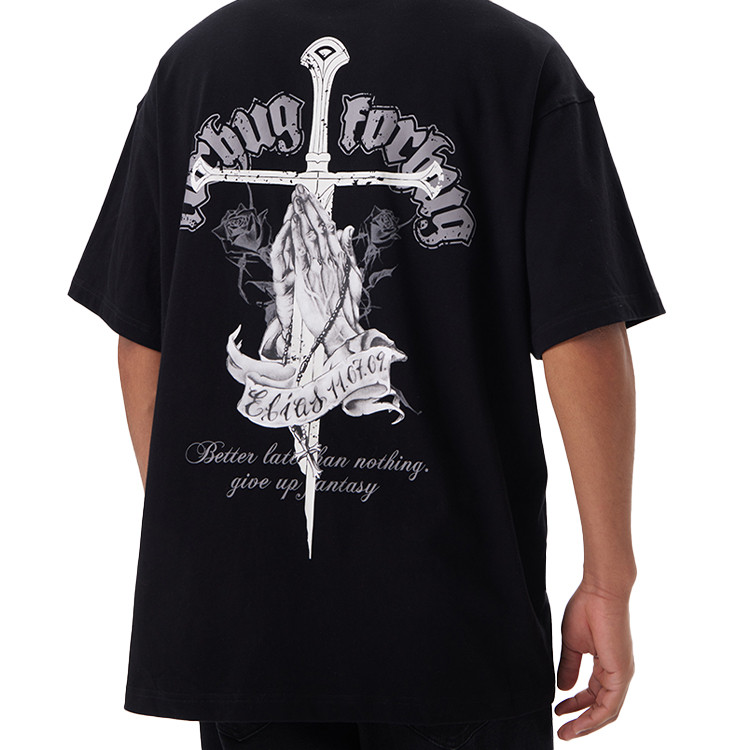 Custom nighttime short sword reflective t-shirts