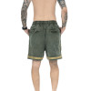 Custom men's bulk shorts embroidery logo towel shorts beach vintage acid washed denim fabric shorts