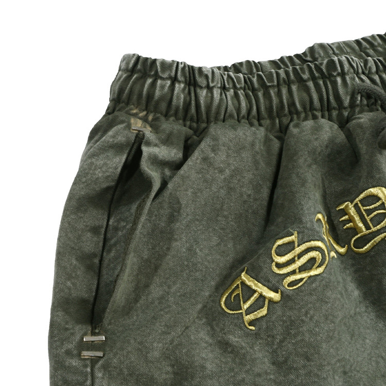 embroidery logo towel shorts