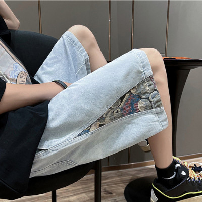 Shorts manufacturer | Plus size jean shorts | Trendy embroidery denim shorts | Vintage washed shorts