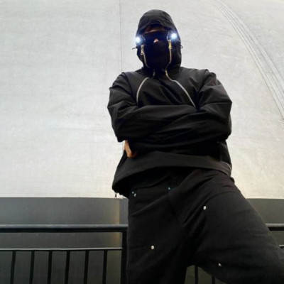 Custom ninja double zipper high street hooded jackets men's tide punching jackets