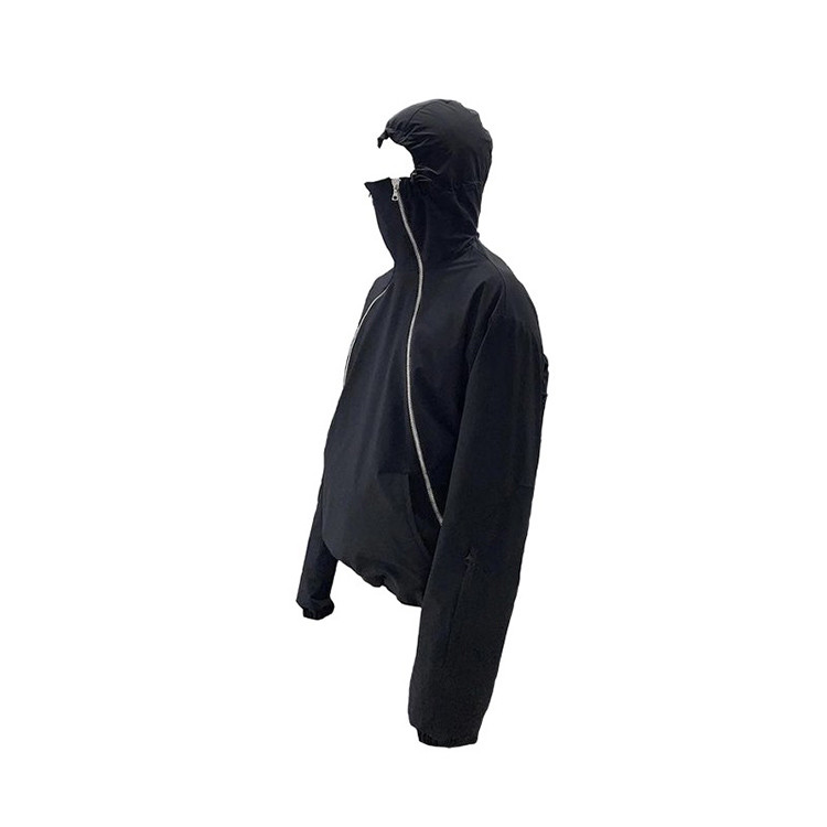 Custom ninja double zipper high street hooded jackets