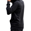 Custom men's fuzzy dragon embroidered cross hoodies oversized heavyweight cotton zip-up hoodies