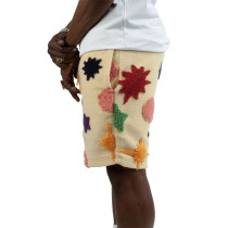 Custom Mens Summer Street Hip Hop Shorts Chenille Embroidered Breathable Slacks Sports Shorts