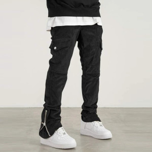 Custom Cargo Pants Men Multi Pockets Fitness Pants Men Sports Joggers Streetwear Casual Pants