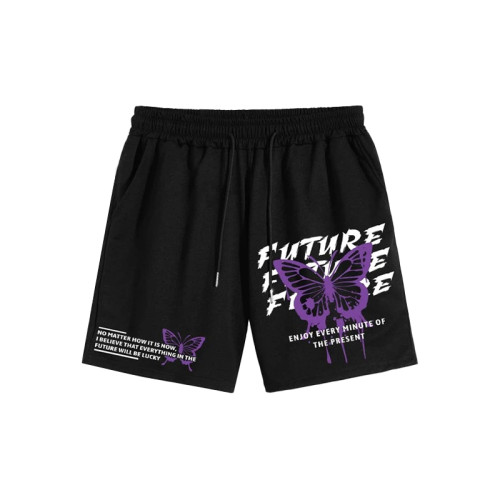 Custom Digital Print Logo Cotton Shorts 2 Side Pockets Summer Plus Size Men's Shorts Men string Shorts