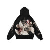 Custom streetwear design unisex full zip up hoodies embroidery oversized 3d logo hoodies men