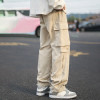 Custom multi-color pocket loose wide leg slacks skateboard design cargo pants for men