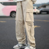 Custom multi-color pocket loose wide leg slacks skateboard design cargo pants for men