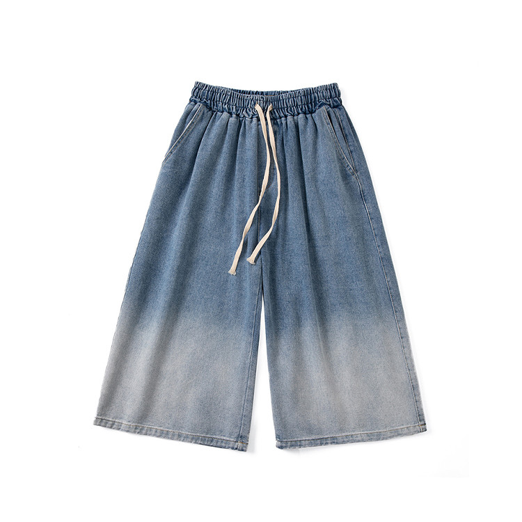 Custom summer gradient comfortable denim pants