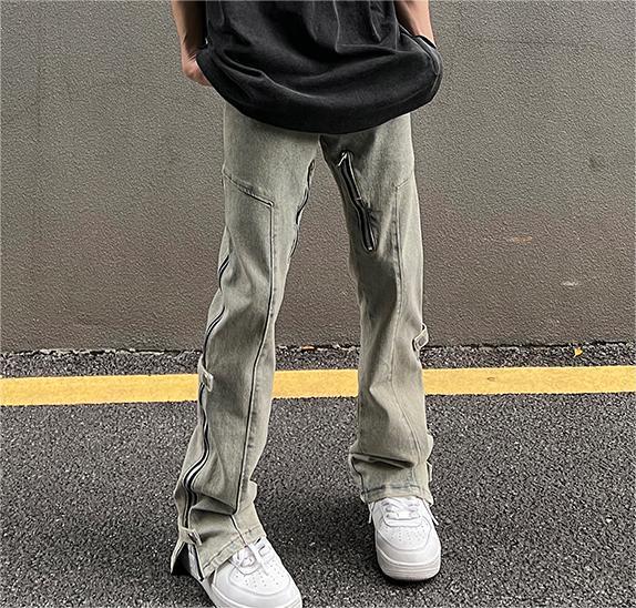 Custom popular soft high street fashion mens denim jeans