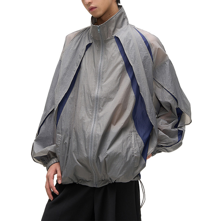 man mesh lined windbreak light weight jacket